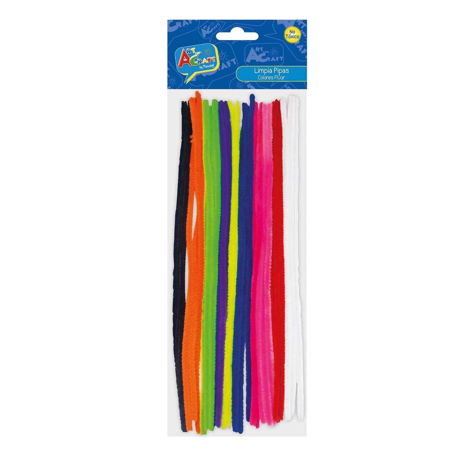 Limpia Pipas Flúor 30 Piezas 30 cm | Art & Craft